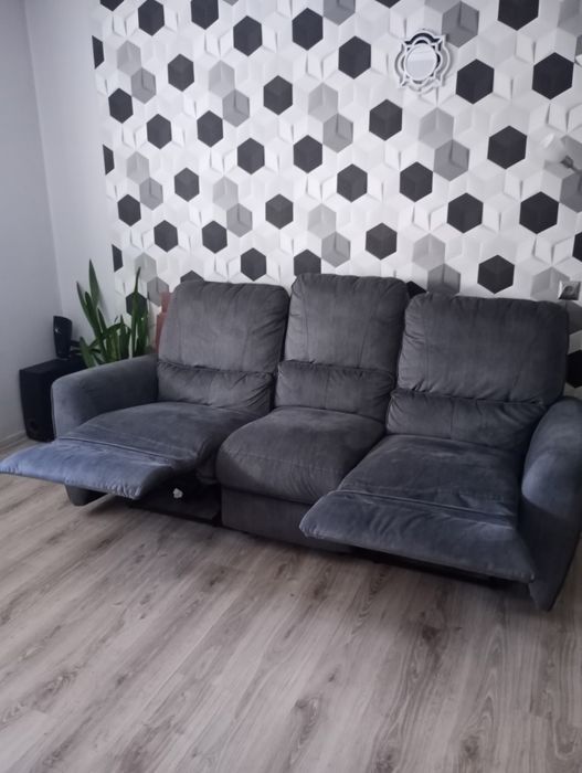 Sofa  z dwoma  fotelami