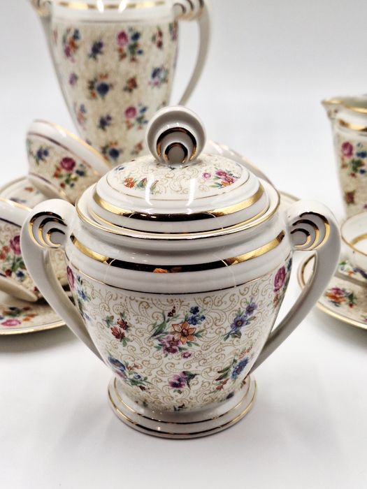 Serwis herbaciano-kawowy 6 osób Limoges Francja