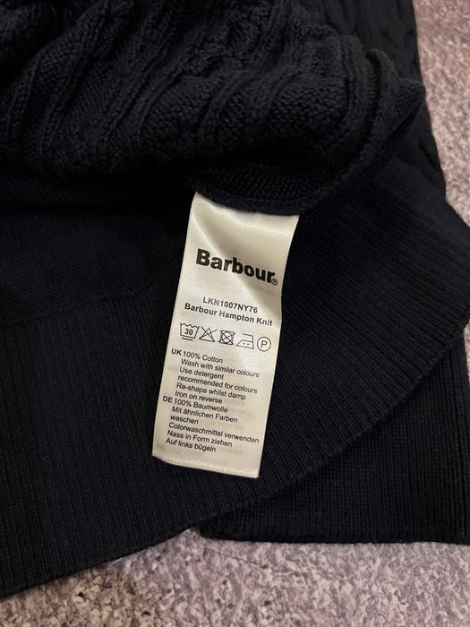 Шерстяний Barbour светр Барбур wool cashmere