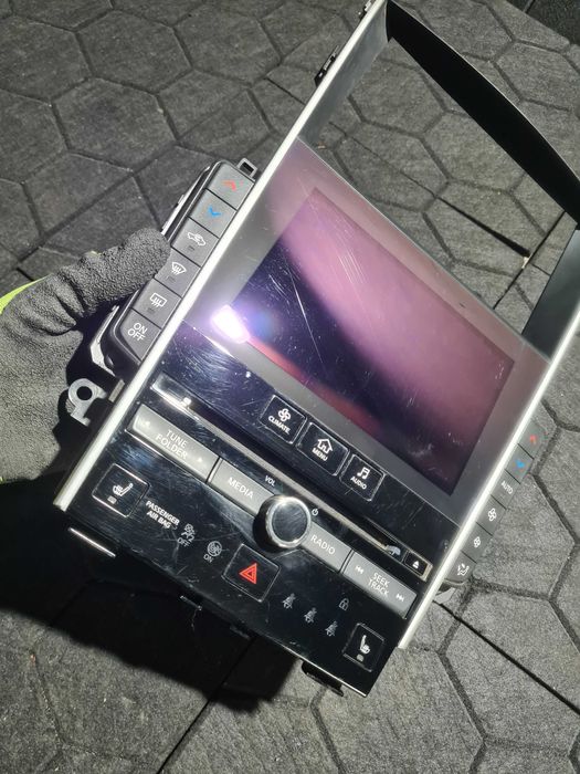Infiniti Q50 panel nawiewu klimatyzacji wyświetlacz