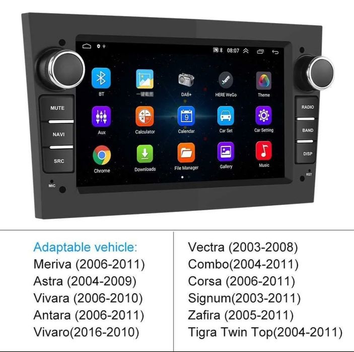 Opel Car play android para vários modelos