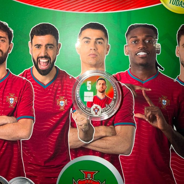 Moedas colecionáveis da seleção portuguesa