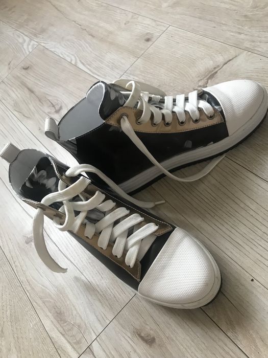 Кожаные кеды на осень