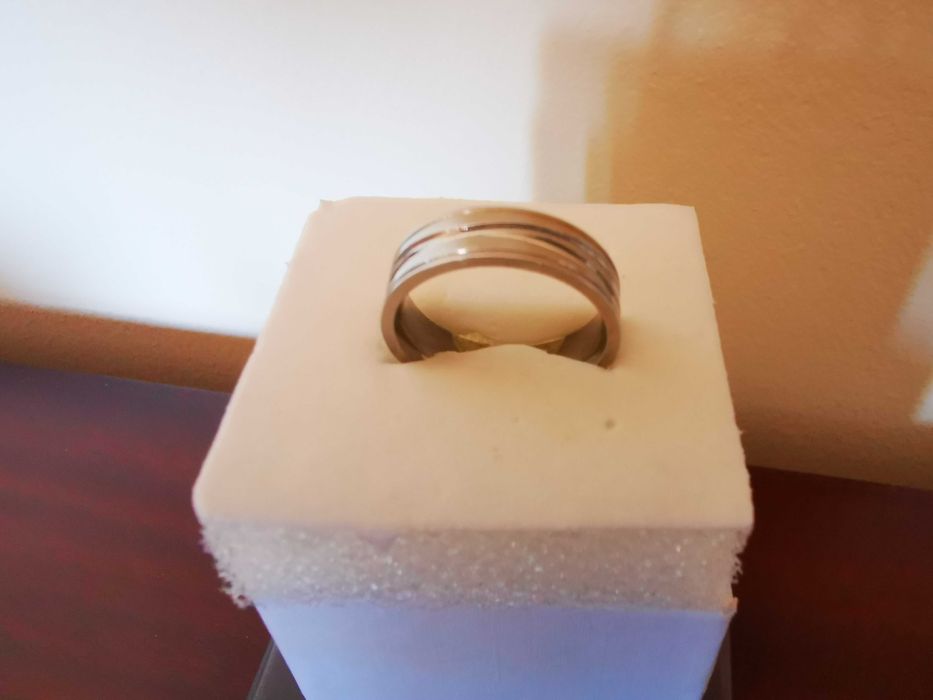 Anel em aço (2) medida 18