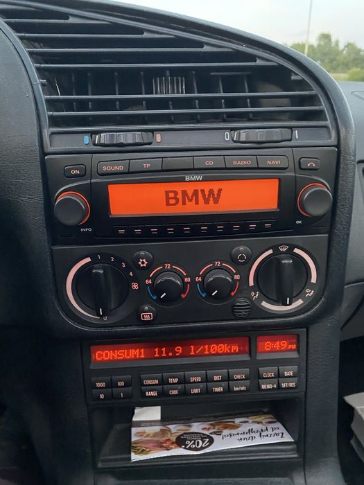 Radio BMW Becker Indianapolis stan idealny Rarytas E36 !