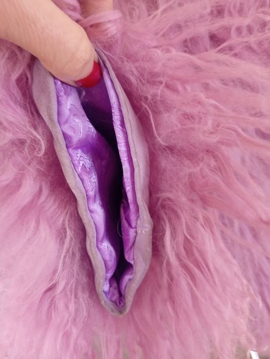 Ог 108см. Натуральная лама. Шуба, полушубок