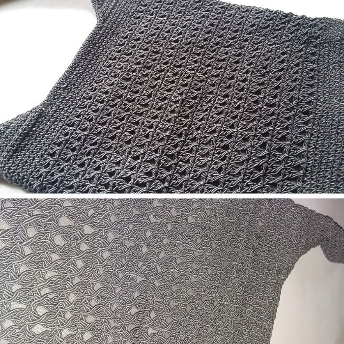 makrama elegancka pleciona torebka