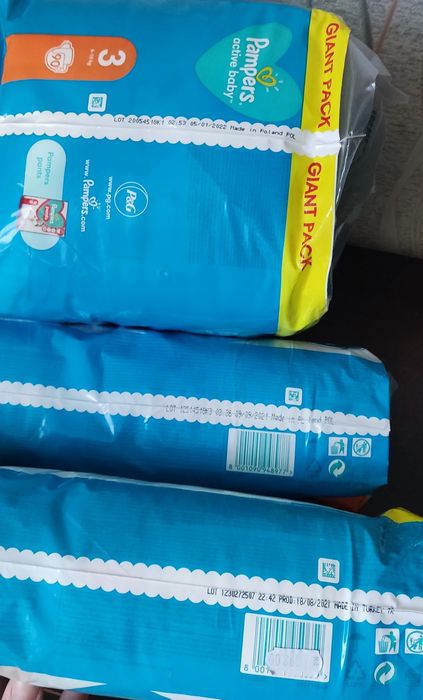 Подгузники детские Памперс Pampers и Happy размер 3. Новые!: 90 грн ...