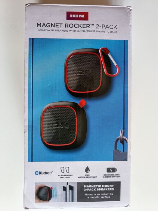 Głośniki ION Magnet Rocker 2-PACK Stereo