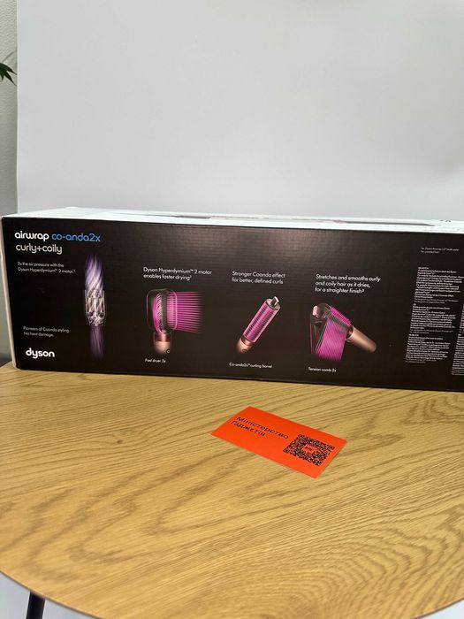 Dyson Airwrap Co-anda2x Multi-styler & Dryer Curly+Coily Ceramic Pink/Rose Gold 598808-01