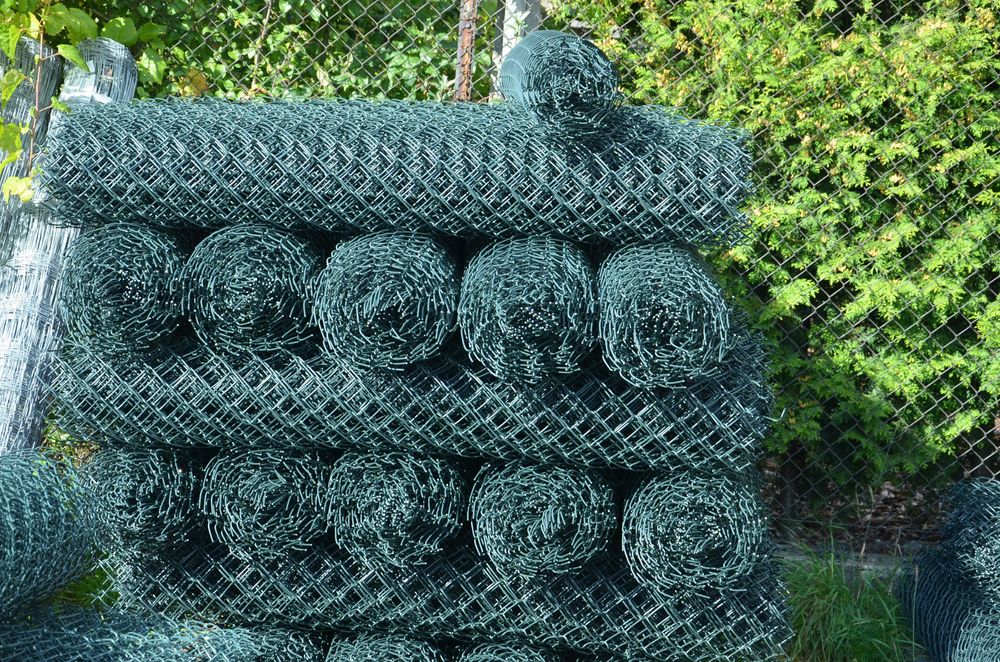 POWLEKANA Siatka Ogrodzeniowa Zielona 3.1mm 1.5m x 10m za JEDYNE 117zł