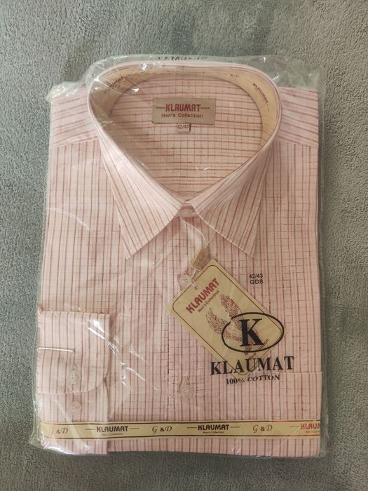 Nowa koszula męska KLAUMAT 100% bawełna | Rozmiar L/XL (42/43)