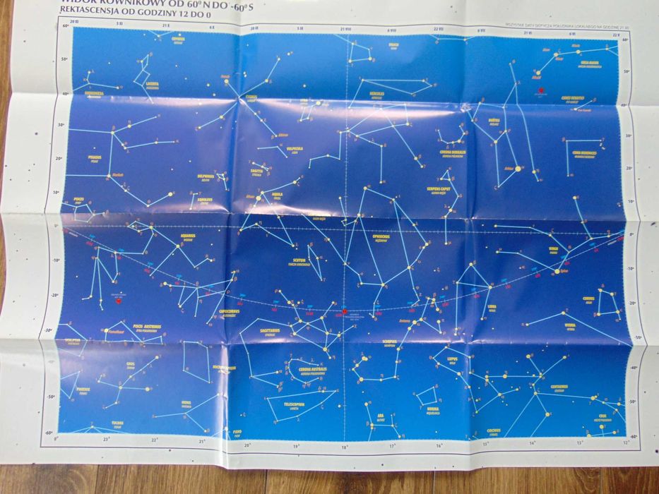 Kosmos Tajemnice Świata Mapy Kontelacje