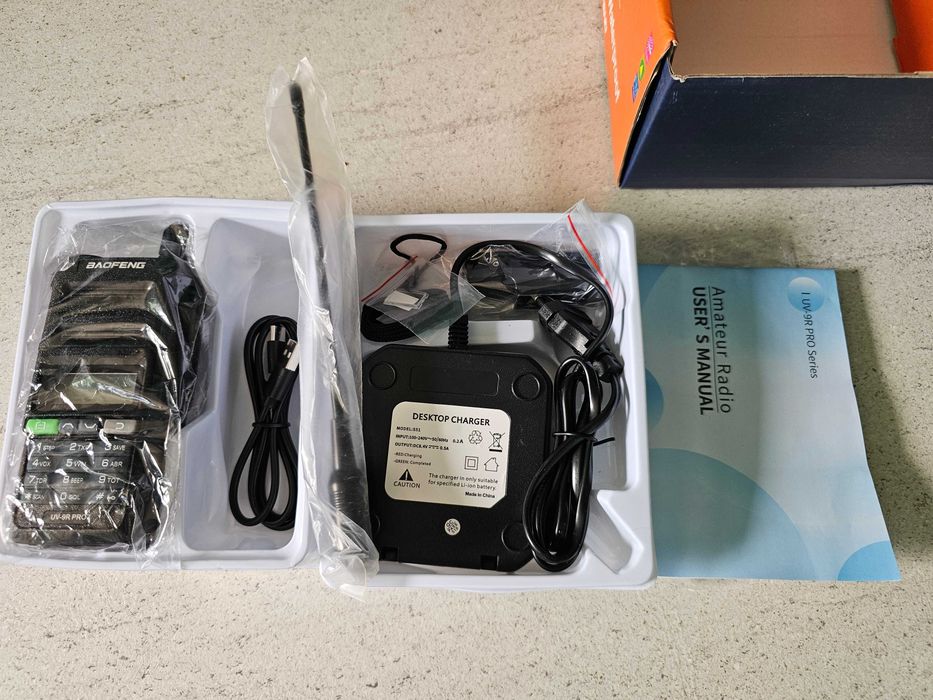Krótkofalówka Baofeng UV 9R Pro Type C