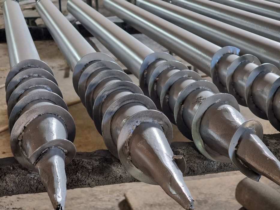 Винтовые сваи, сваї, гвинтові сваї, геошуруп,