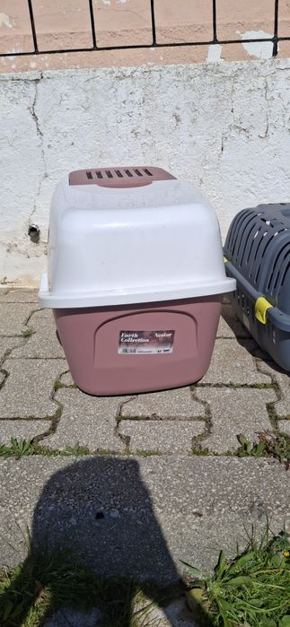 Caixa de areia e transportadora