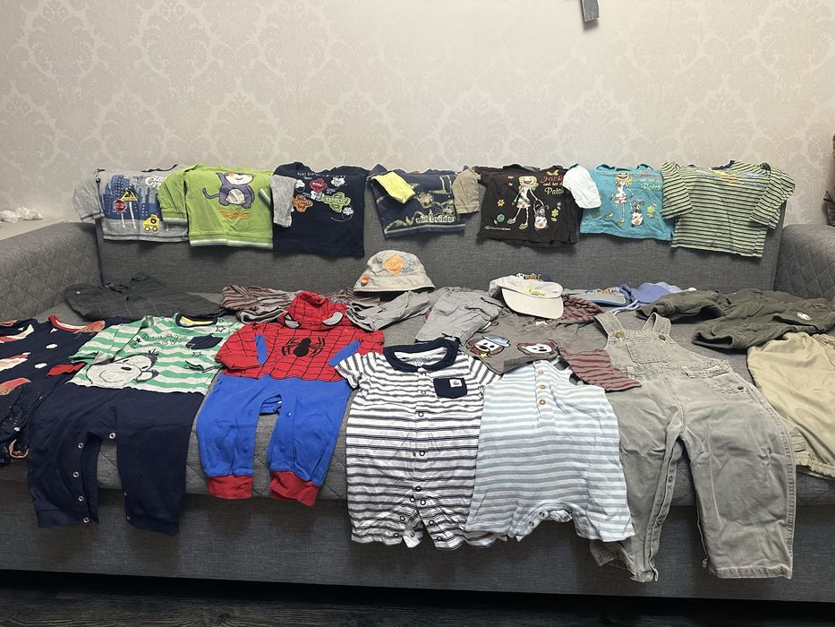 Пакет фірмових речей для хлопчика 9-12-18м, фірмові речі для хлопчика
