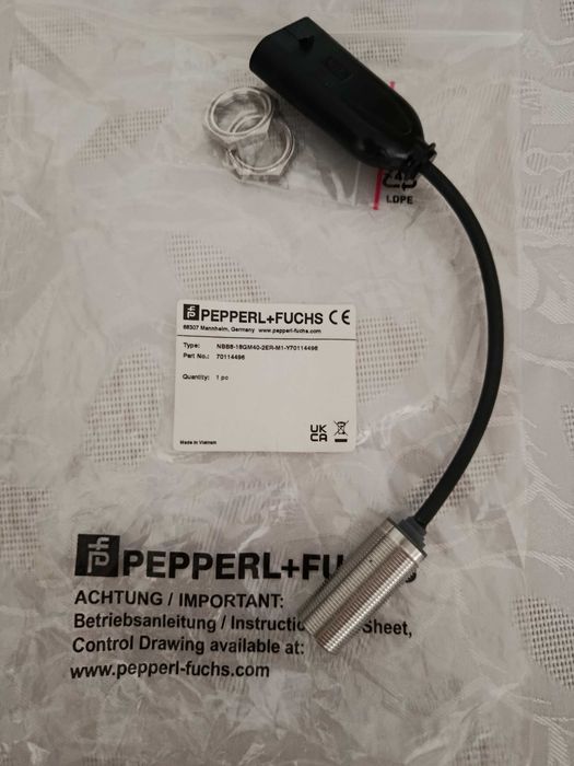 Czujnik  PEPPERL+FUCHS Type NBB8-18GM50-2ER-M1-Y70114498