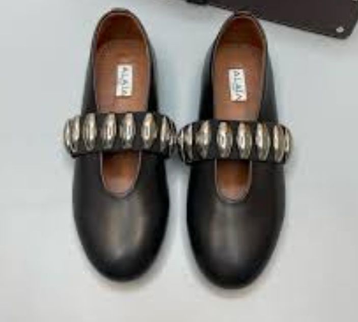 ALAIA baleriny baletki hit skóra naturalna r.40