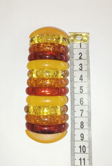 Натуральний бурштиновий браслет