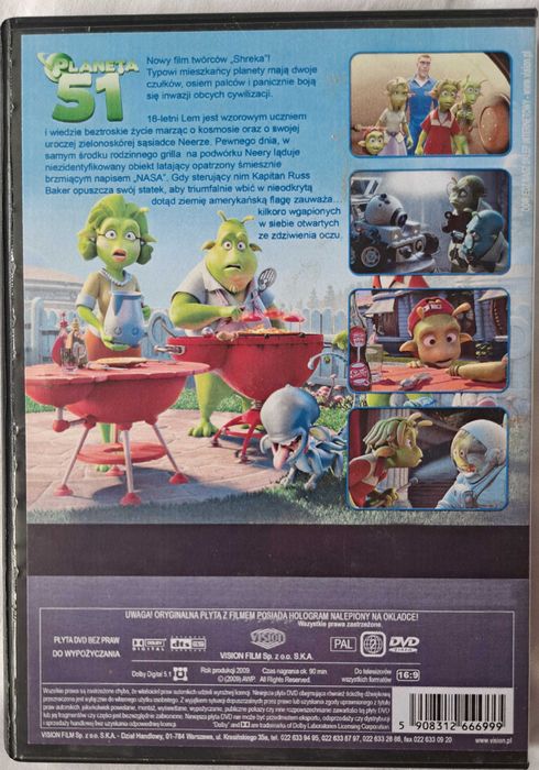 Planeta 51 (DVD, polski dubbing)