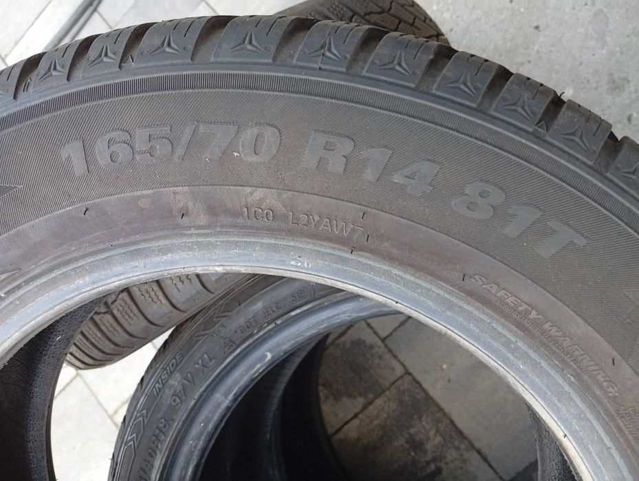 Opony Zimowe Kumho Wintercraft WP52 165/70R14 2022r 26,6mm (A325)