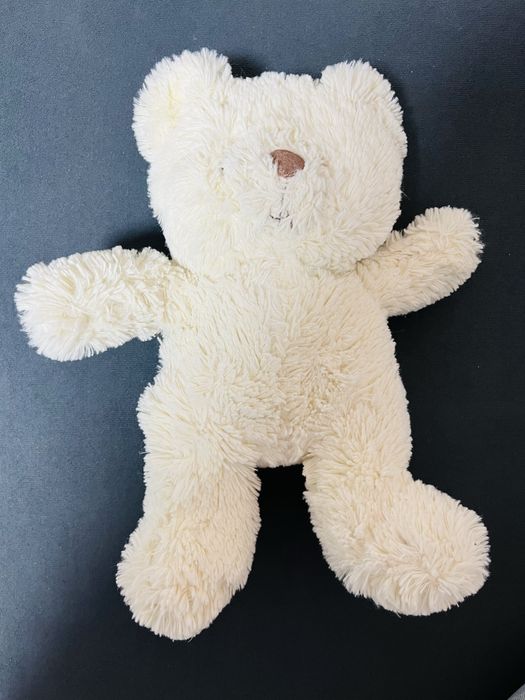 Мишка белый плюшевый Плюшевый мишка Белый мишка Маленький мишка игруше