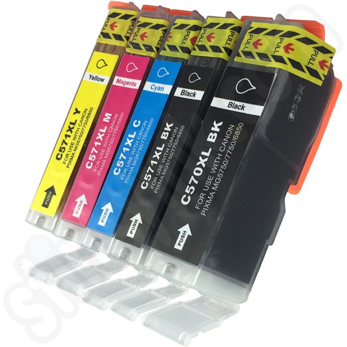Pack Tinteiros Comp 5x Canon 570/571XL e 4 x Canon PGI1500XL/PGI2500XL