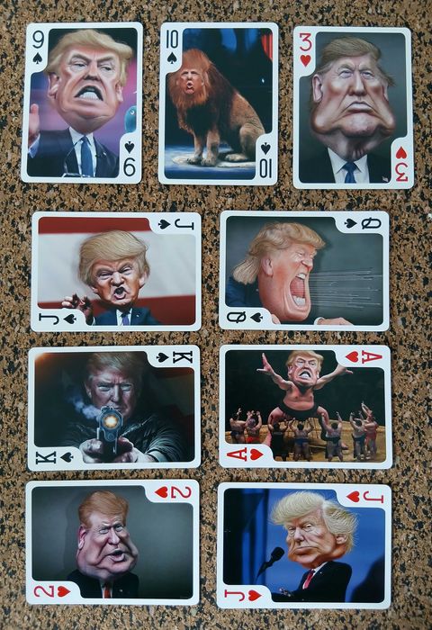 Cartas de jogo: Trump 2024 (US President Playing Cards)