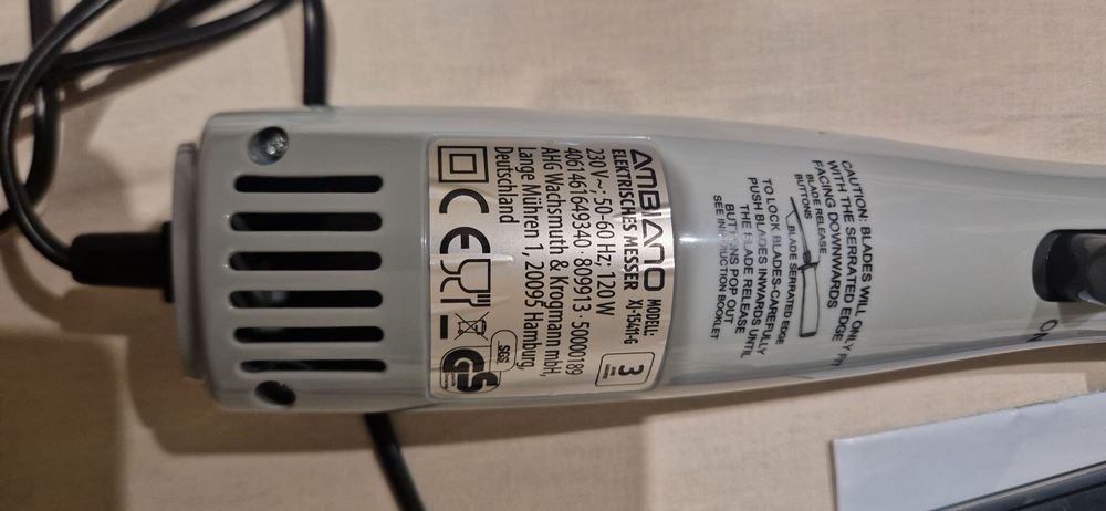 Nóż elektryczny Ambiano 120W