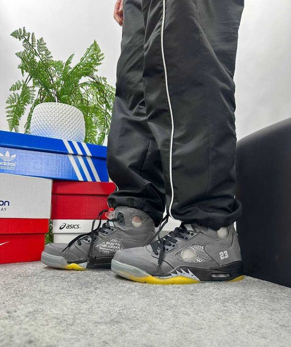 Мужские кроссовки Nike Jordan 5 Retro Off-White "Muslin" 40-45