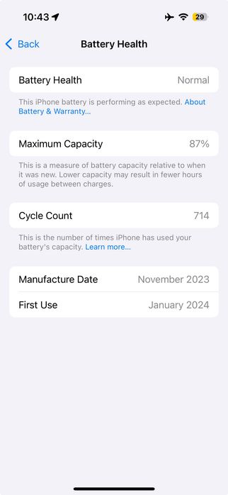 iPhone 15 pro 128 gb