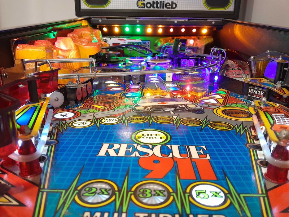 Pinball / Flippers GOTTLIEB Rescue 911 - Apenas TROCA !