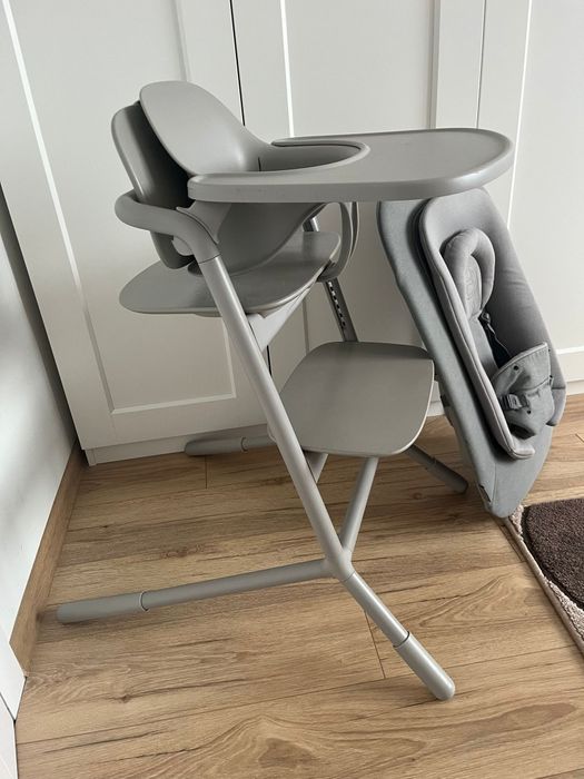 Cybex Lemo Krzesełko Bujaczek Zestaw 4w1 Suede Grey