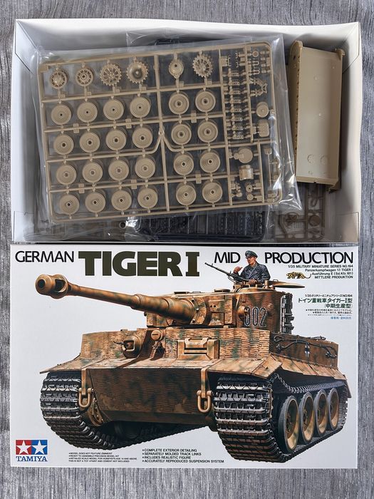 Czołg Tiger l Mid Production model do sklejenia Tamiya 35194