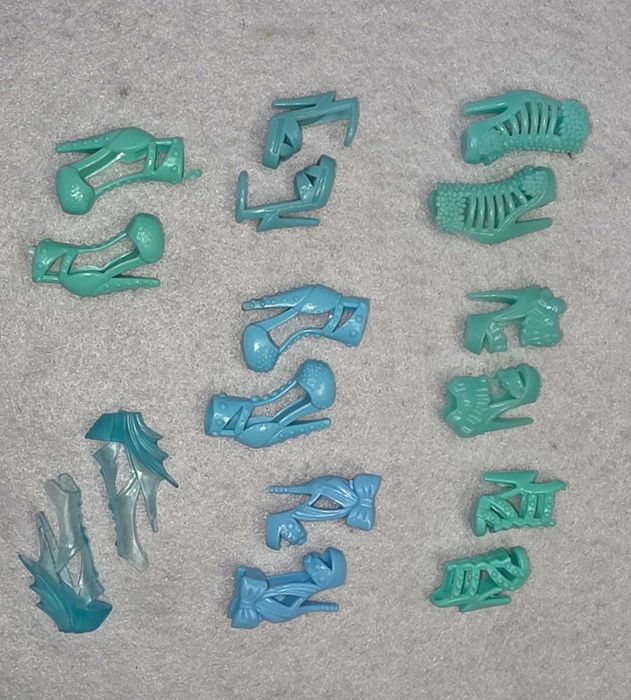 1 para - buciki dla Barbie niebieskie