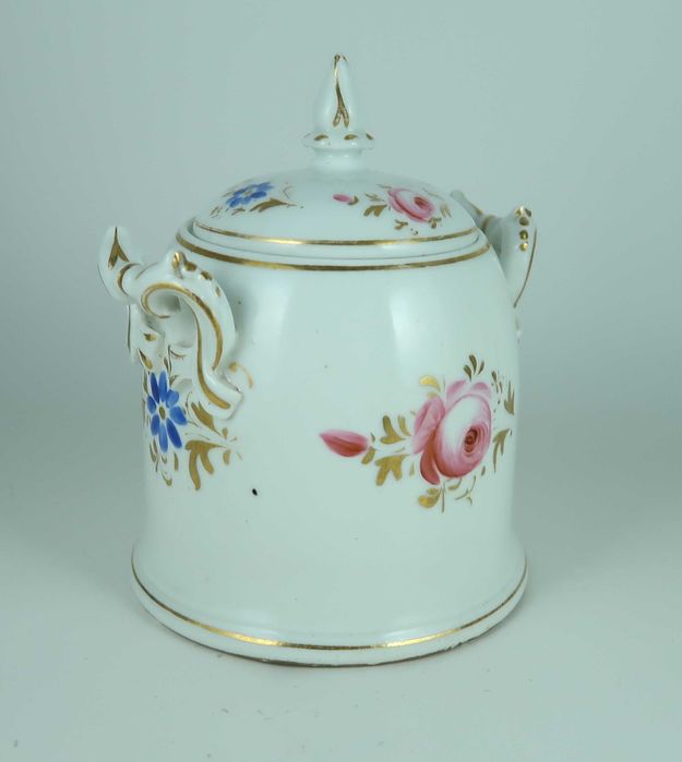 Açucareiro Vista Alegre Séc. XIX - Pintura Manual