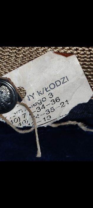 Kolekcjonerska Stara Czapka straży przemysłowej