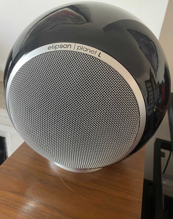 Colunas de Som Elipson Planet L, com as base de suporte originais