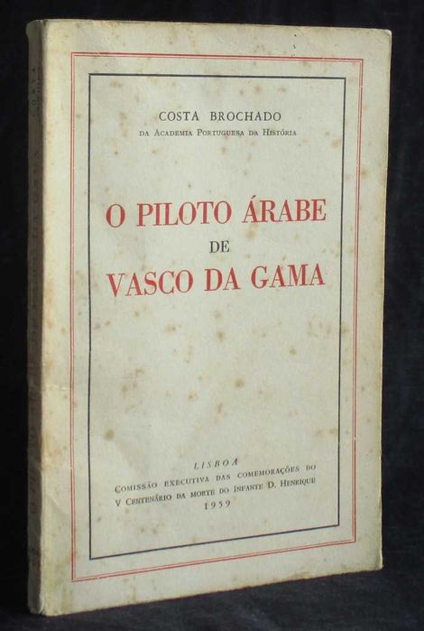 Livro O Piloto Árabe de Vasco da Gama 1959