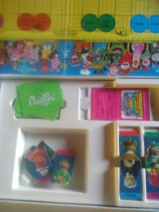 Jogo Tabuleiro Marretas Le Jeu The Muppet Show Francês Vintage Anos 80