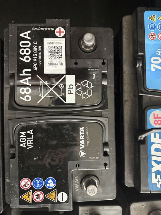 Akumulatory VARTA AGM VRLA stan bdb