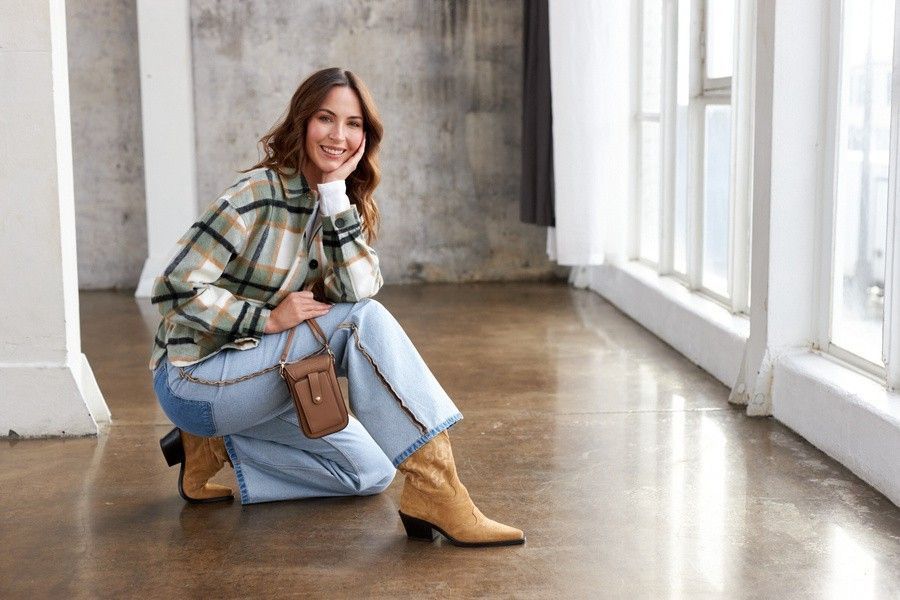 mini torebka-portfel ze skóry ekologicznej - peterson