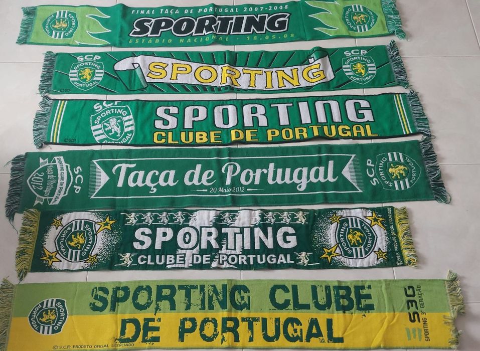 6 cachecois do Sporting