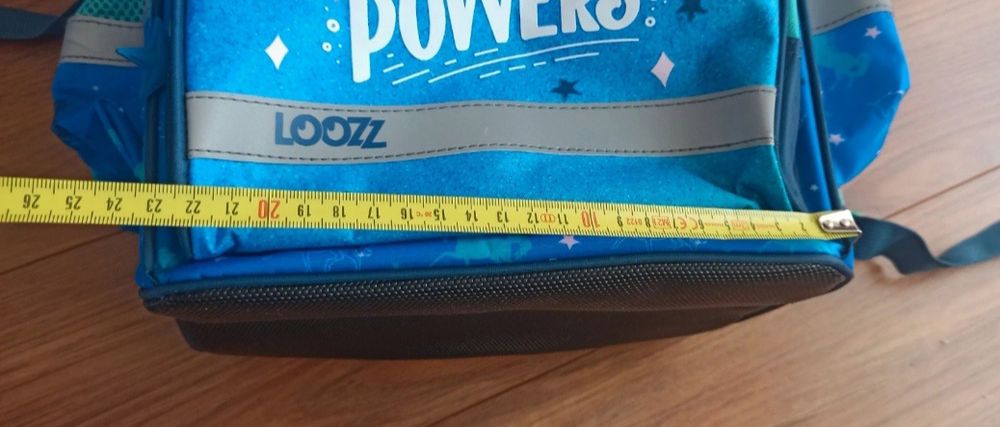 Nowy plecak tornister, sztywne plecy dziewczynka  jednorożec