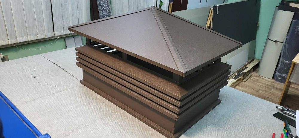 Флюгарка  з жалюзі Колпак на дымоход  Накривка на трубу