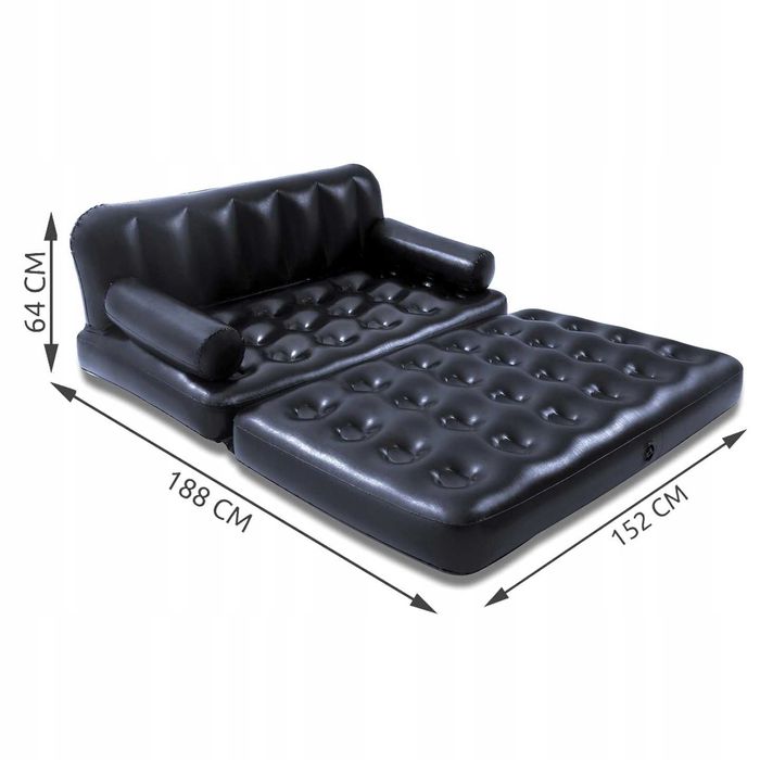 MATERAC SOFA 5w1 Dmuchany Do Spania Bestway Kanapa Łóżku Turystyczne