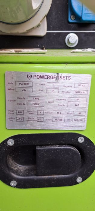 Дизельний генератор PowerGensets PG-9000