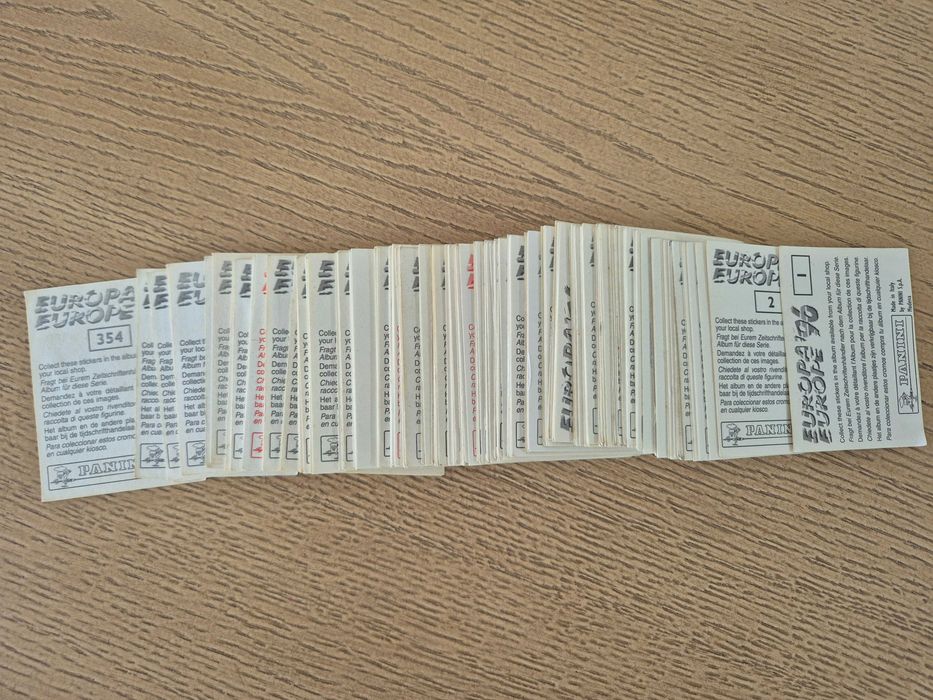 Panini UEFA Euro England 1996