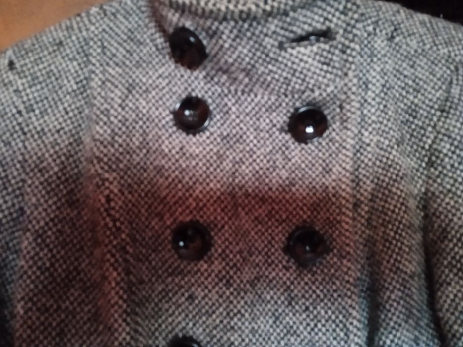 Sobretudo quente e cintado